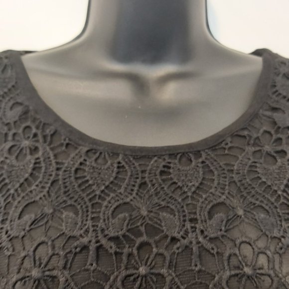 TEAM OF BEAUTY | Women's Lace Top Black Size XL - Picture 3 of 7